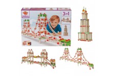 EICHHORN Jeu Construction Bois - Golden Gate 3 en 1 - 444 Pieces