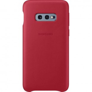 Samsung Coque en cuir S10e - Rouge bordeaux