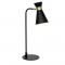 BRILLIANT Lampe a poser métal Goldy - E14 1x25W - H 51 x L 16 x P 30 cm - Noir et or