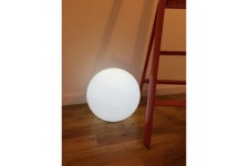 LUMISKY Sphere lumineuse E27 sur secteur 60 cm - Blanc