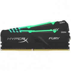 HYPERX - Mémoire PC RAM - FURY DDR4 RGB - 16 Go (2X8 Go) - 2666MHz - CAS 16 (HX426C16FB3AK2/16)