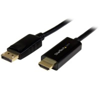 STARTECH.COM Câble adaptateur DisplayPort vers HDMI de 2 m - M / M - 4K - Noir