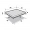 SAUTER SPI4664B Table de Cuisson Induction - 4 foyers - 7200W - L60 x P51cm - Revetement verre - Noir