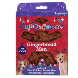 ROSEWOOD Boîte de Noël cadeau avec friandises Homme Ginger - Pour chien - 160 g