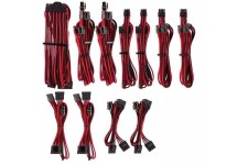 CORSAIR Kit pro de câbles pour alimentation type 4 Gen 4 Premium ? Rouge/Noir (CP-8920226)