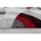 GALA Tapis de salon en polypropylene - 160 x 230 cm - Rouge - Motif Circulaire