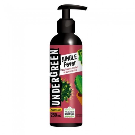 UNDERGREEN Nutriments Jungle Fever - Cactus et succulentes - 250 ml