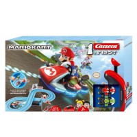 CARRERA - Circuit électrique Carrera First - Mario Kart - 2.4 m de piste - NINTENDO