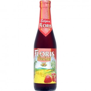 BRASSERIE HUYGHE Floris Fraise Biere Rouge aromatisée - 33 cl - 3,5 %