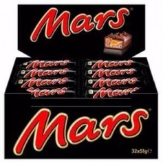MARS Pack de barres chocolatées - 32x 51 g