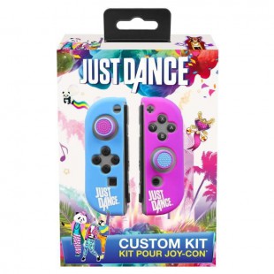 Just Dance Officiel - Housse de protection en silicone, anti-dérapante avec accessoires pour manette Nintendo Switch JoyCon
