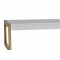 KARE Table basse - Décor chene et blanc - L 120 x P 55 x H 35 cm