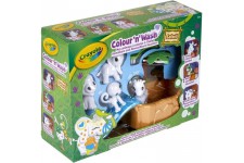 Crayola - Color'N'Wash - Mes Animaux a Colorier - Coffret Safari - Dessiner - Laver - Recommencer