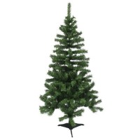 Sapin de Noël artificiel - 280 branches - Ø 73 x H 150 cm - Vert - Avec pied