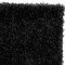 TRENDY Tapis de couloir Shaggy en polypropylene - 80 x 300 cm - Noir