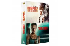 Coffret DVD,2 films : Rrampage, Tomb Raider