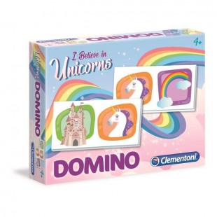 CLEMENTONI Domino - Licornes - Jeu éducatif
