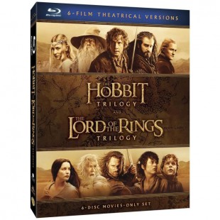 Blu-Ray Le Hobbit et Le Seigneur des Anneaux, les trilogies - Version cinéma