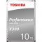 TOSHIBA - Disque dur Interne - X300 - 10To - 7 200 tr/min - 3.5" (HDWR11AEZSTA)