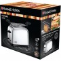 RUSSEL HOBBS 23310-57 Toaster Grille Pain 1200W Chester 2 Fentes Chauffe Viennoiserie 6 Niveaux de Brunissage - Inox