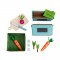 KidKraft - Cuisine pour enfant en bois Garden Gourmet - 53442 - accessoires inclus - son et lumiere - assemblage EZkraft