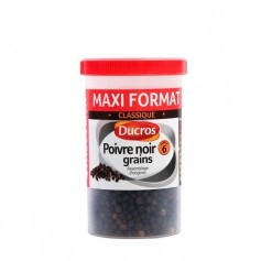 DUCROS Poivre noir - Grains nº 6 classique - Boite ménagere - 90 g