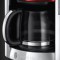 Russel Hobbs 23240-56 Machine a Café Cafetiere Filtre Luna 1.8L Inox 12 Tasses Programmable Auto-Nettoyante - Rouge