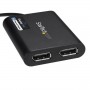 StarTech.com Adaptateur USB 3.0 vers double DisplayPort 4K 60 Hz - Carte graphique externe USB 3.0 vers 2 ports DP (USB32DP24K60