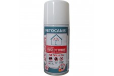 VETOCANIS Spray / Diffuseur anti-puces et anti-tiques pour l'habitat - Lot de 2 x 150 ml