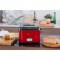 RUSSEL HOBBS 21680-56 Toaster Grille-Pain Rétro Vintage Température Ajustable Rapide Chauffe Viennoiseries Inclus - Rouge