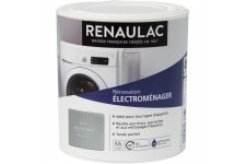 RENAULAC Peinture Rénovation Electroménager Gris Aluminium - Brillant - 0,5L - 6m²/ pôt