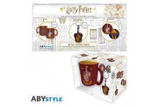 Pack Mug + Porte-clés + Badges Harry Potter - Gryffondor - ABYstyle