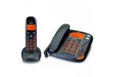 Téléphone sénior sans fil poste fixe + Téléphone filaire DCT50072-C SWITEL - Touches et écran XL - Puissance sonore réglable