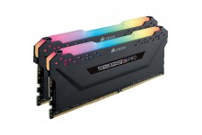 CORSAIR Mémoire PC DDR4 - Vengeance RGB Pro 16 Go (2 x 8 Go) - 2666 MHz - CAS 16 - LED RGB (CMW16GX4M2A2666C16)