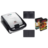 TEFAL SW853D12 Snack Collection Gaufrier multifonction - Inox