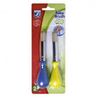 LEFRANC & BOURGEOIS Blister 2 baby brushes pinceaux éducation