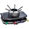 FAGOR FG816 Appareil combiné 3 en 1 raclette + fondue + grill - 1100W - capacité 1,5L - 8 poelons + 6 pics a fondue
