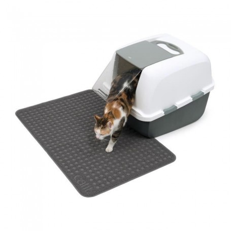 CAT IT Tapis pour bac a litiere - Grand format - 90 x 60 cm (35,5 x 23,5 po) - Pour chat