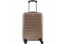 CITY BAG Valise Cabine Ultralight ABS 4 Roues Champagne