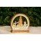Décor de Noël rond avec Tube Néon - H22 cm