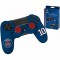 PSG Paris Saint Germain - Pack d'accessoires de customisation pour manette PS4, coque en silicone, grips et sticker - n°10 Bleu