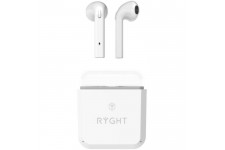 Ryght Ecouteurs sans fil Bi-Buds True Wireless - White