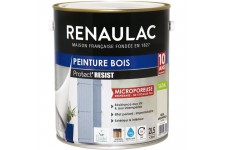 RENAULAC Peinture Bois Beige Sablonneux - Garantie 10 ans - 2,5L - 30m² / pôt