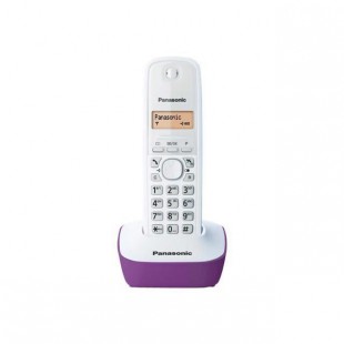 Panasonic KX-TG1611FRF Solo Téléphone Sans Fil Sans Répondeur Blanc Pourpre