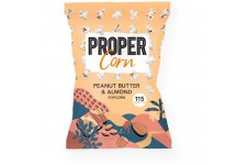 PROPERCORN Popcorn Beurre de Cacahuete et Amandes - 90 g