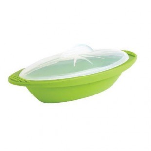 MASTRAD Papillote minute cuisson vapeur F68388 - Taille moyenne - Vert