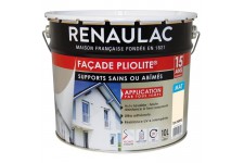 RENAULAC Peinture de façade Pliolite Haute résistance - 10 L - Ton pierre