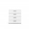 TYHJA Commode 4 tiroirs - Blanc - L 70 x P 40 x H 75 cm