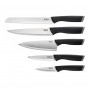 TEFAL - COMFORT Set de 5 couteaux Inox + Bloc de rangement en bois
