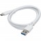 CONTINENTAL EDISON Câble USB Type C 3.1 - 1 m - Blanc
